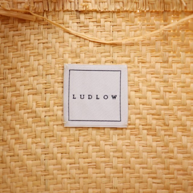 LUDLOW(ラドロー)のラドロー ビッグリボンストロートートバッグ ハンドバッグ  茶 ベージュ レディースのバッグ(ハンドバッグ)の商品写真