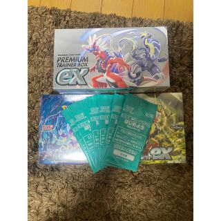 ポケモン(ポケモン)のスカーレットex バイオレットex boxトレーナーBOX(Box/デッキ/パック)