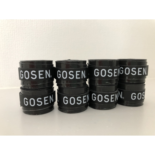 GOSEN(ゴーセン)のGOSEN グリップテープ 8個★迅速発送 黒色 ゴーセン マイバチ★色変更可 エンタメ/ホビーのエンタメ その他(その他)の商品写真