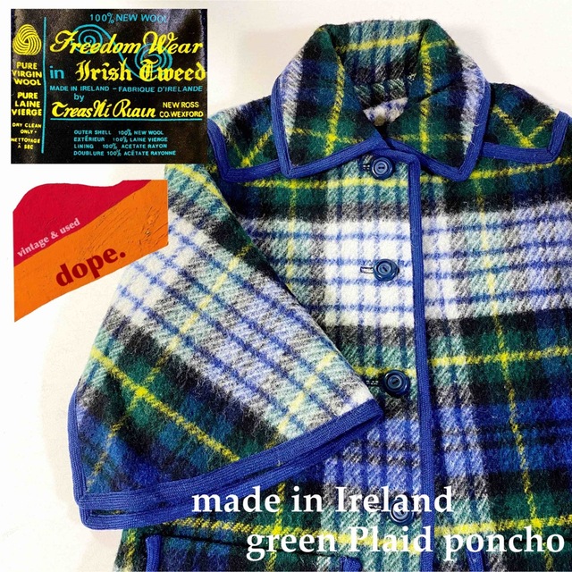 ▼ IRELAND Tartan Green JKT ▼