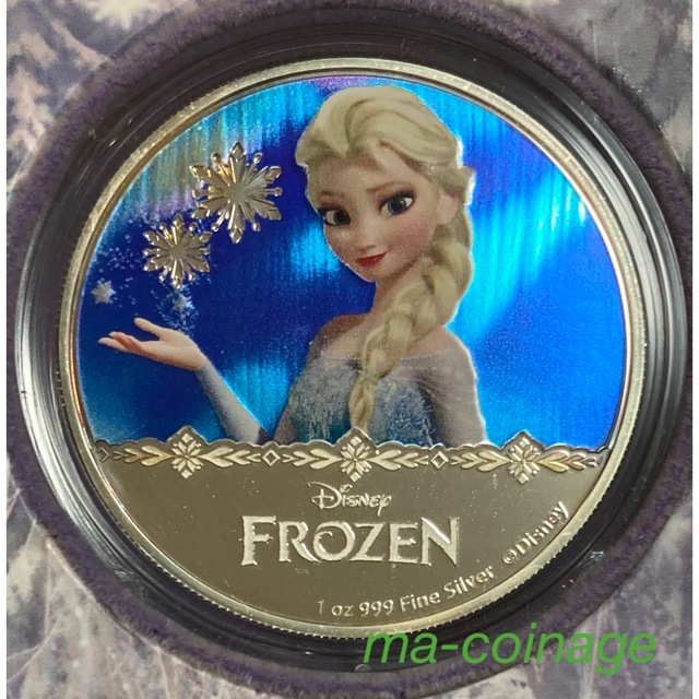 ファン必見☆ニウエ『アナと雪の女王』FROZEN-Sisters 銀貨