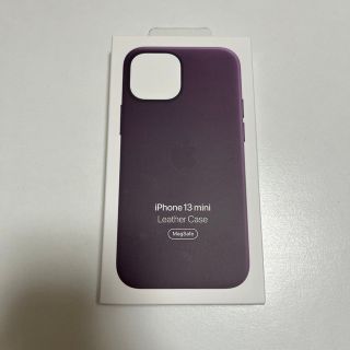 iphone13mini 純正レザーケース ダークチェリー iphone13mini 純正レザーケース ダークチェリー