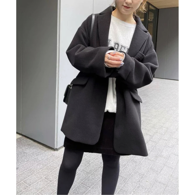 新品 Spick and Span W/Nyモッサジャケットライクコート 【希望者のみ