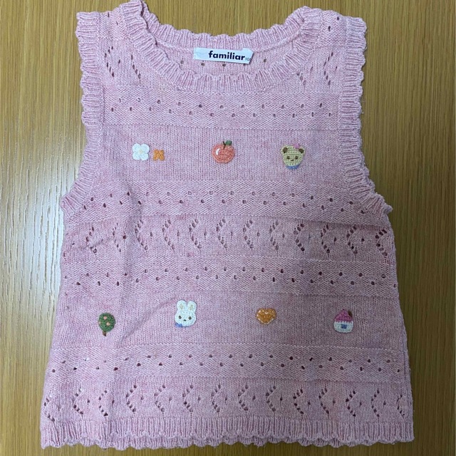 familiar(ファミリア)のfamiliar 100 ブラウス・ベスト キッズ/ベビー/マタニティのキッズ服女の子用(90cm~)(ブラウス)の商品写真