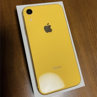 アイフォーン(iPhone)のiphoneXR 64GB イエロー simフリー(スマートフォン本体)