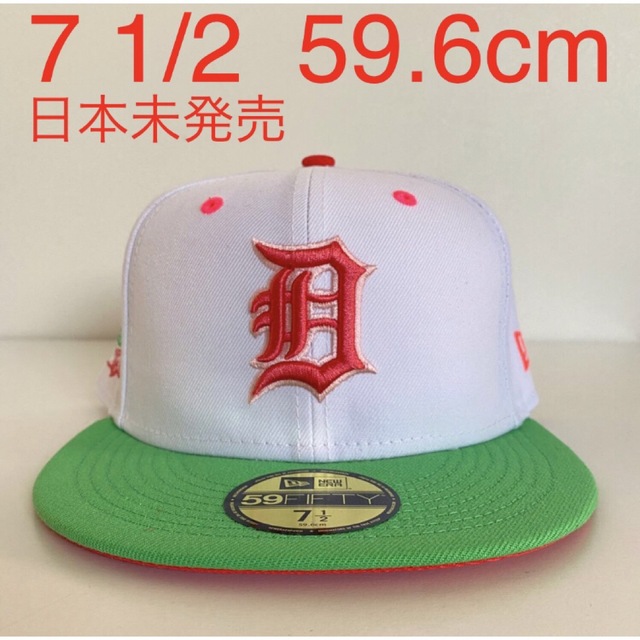 New Era Cap 1/2 ツバ裏レッド ニューエラ タイガース キャップ