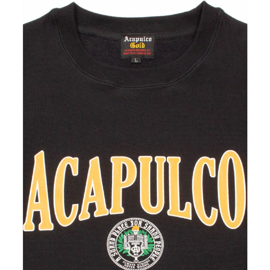 ACAPULCO GOLD(アカプルコゴールド)のACAPULCO GOLD裏起毛スウェットトレーナー メンズのトップス(スウェット)の商品写真