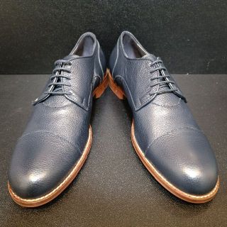 ポリーニ（POLLINI） イタリア製革靴 青 EU42