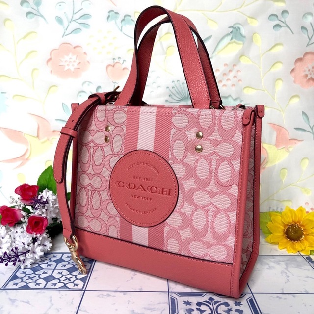 【極美品】コーチ　COACH　ミニデンプシー バッグ　ショルダーバッグ　ピンク