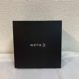 ソニー(SONY)の【修理品】SONY wena 3 rubber Black WNW-A21A/B(腕時計(デジタル))