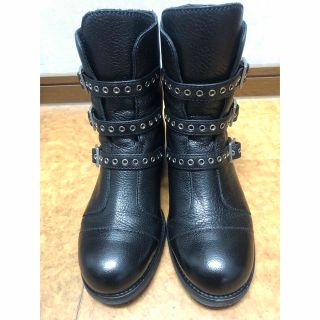 JIMMY CHOO - 15万 ジミーチュウ バイカー エンジニアブーツ 38/25cm ...