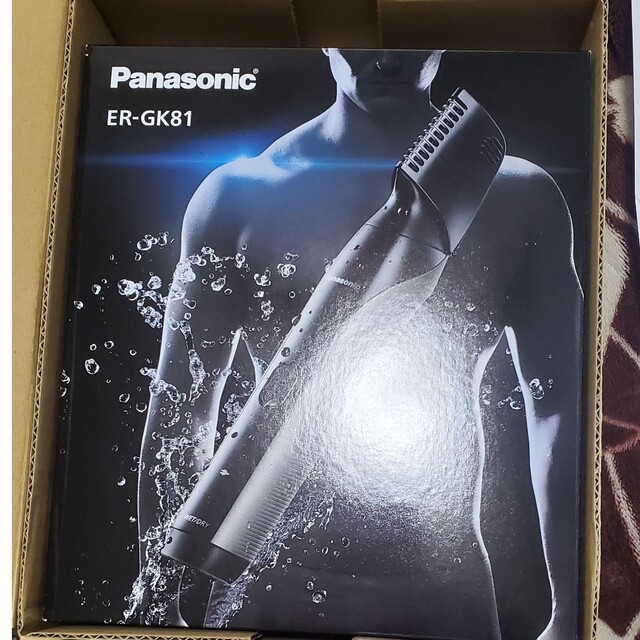 Panasonic(パナソニック)の新品未使用パナソニック ボディトリマー ボディシェーバー ER-GK81 スマホ/家電/カメラの美容/健康(ボディケア/エステ)の商品写真