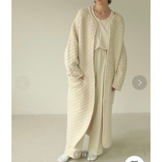 トゥデイフル(TODAYFUL)のtodayful Quilting Knit Coat(ロングコート)