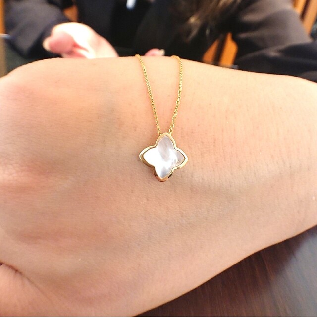VENDOME✨白蝶 シェル ネックレス K18 現行品 ヴァンドーム