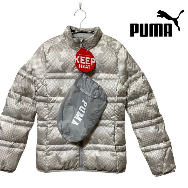 【新品、タグ付き】PUMA プーマ ダウンジャケット レディース ダウン 星柄