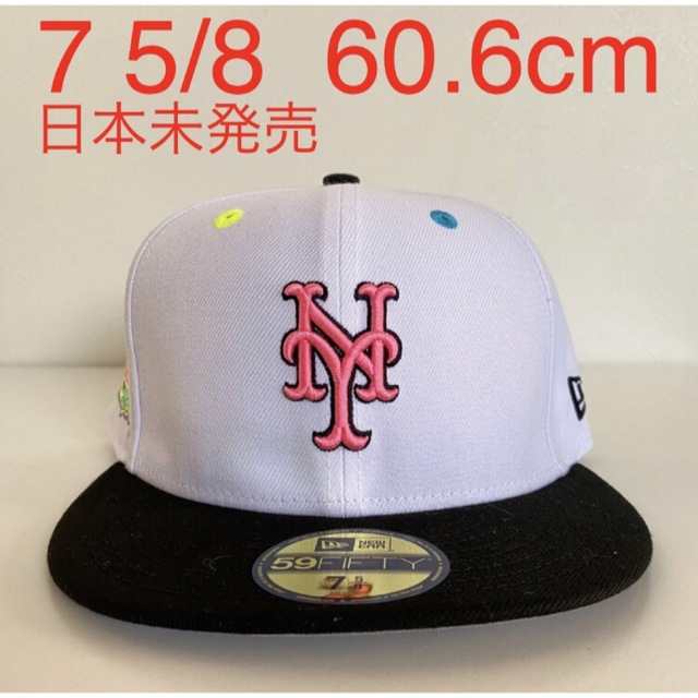 ツバ裏グレー New Era Cap 5/8 ニューエラ メッツ キャップ 帽子