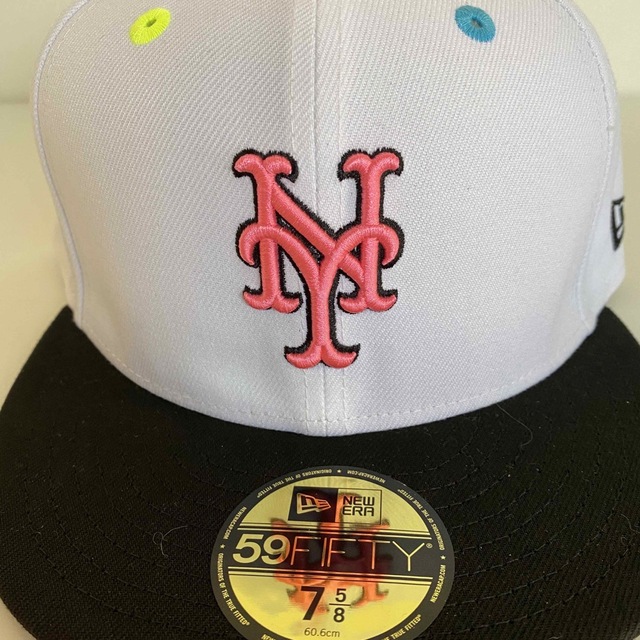 New Era Cap 5/8 ツバ裏ホワイト ニューエラ ドジャース キャップ