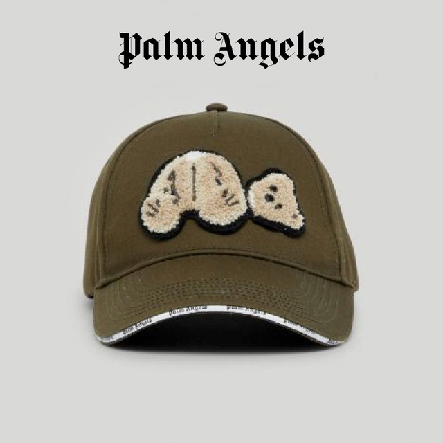 未使用タグ付きColor未使用 Palm Angels 国内正規品 ベアキャップ 定価31,900円