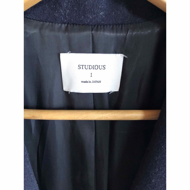 未使用⭐︎STUDUOUS ネイビーコートの通販 by チャメ商会|ラクマ