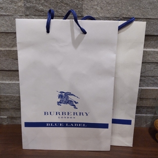 バーバリー(BURBERRY)のバーバリー ブルーレベル 紙袋 ショッパー ショップバッグ(印刷物)
