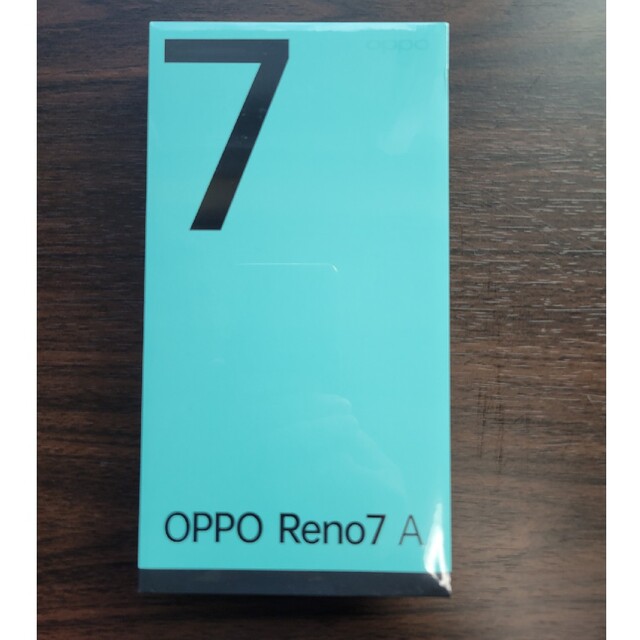 新品・未開封 OPPO Reno7 A　ドリームブルー シュリンク付