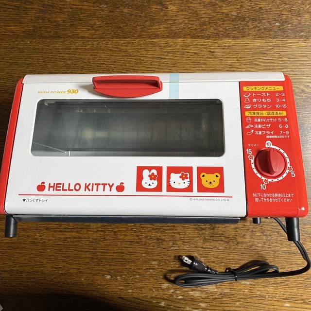 HELLO KITTY オーブントースター - 調理道具/製菓道具