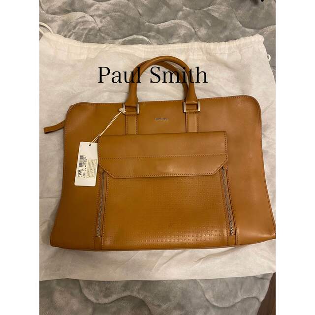 新品タグ付き!!Paul Smith ポールスミス バッグ キャメル