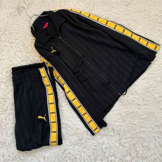 プーマ(PUMA)の【PUMA】プーマ ジャージ セットアップ デカロゴ スポーツ ブラック(ジャージ)