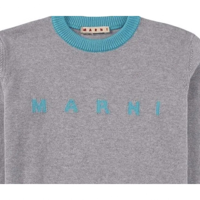 好評豊富な Marni - 新品 MARNI マルニ バイカラー ロゴ ニット