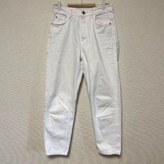 ザラ(ZARA)の1696 ZARA デニム パンツ ホワイト 白 カジュアル ジーンズ(カジュアルパンツ)