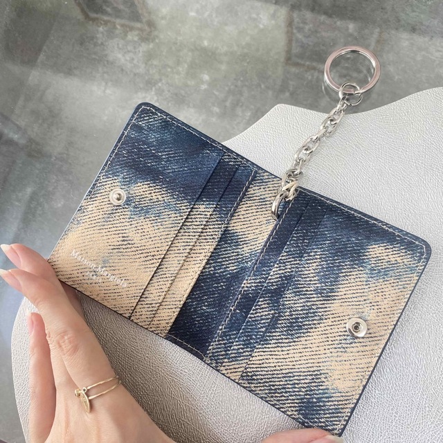 ラスト1【新品】メゾン マルジェラ キーチェーン付き カードケース ユニセックス