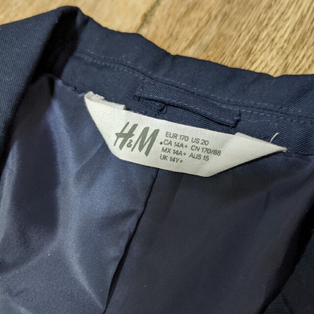 美品◇H＆M エイチアンドエム◇ネイビーカラーセットアップスーツ◇卒業式