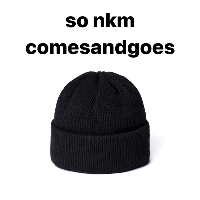 COMESANDGOES - so nkm comesandgoes ニットキャップ ビーニーの通販