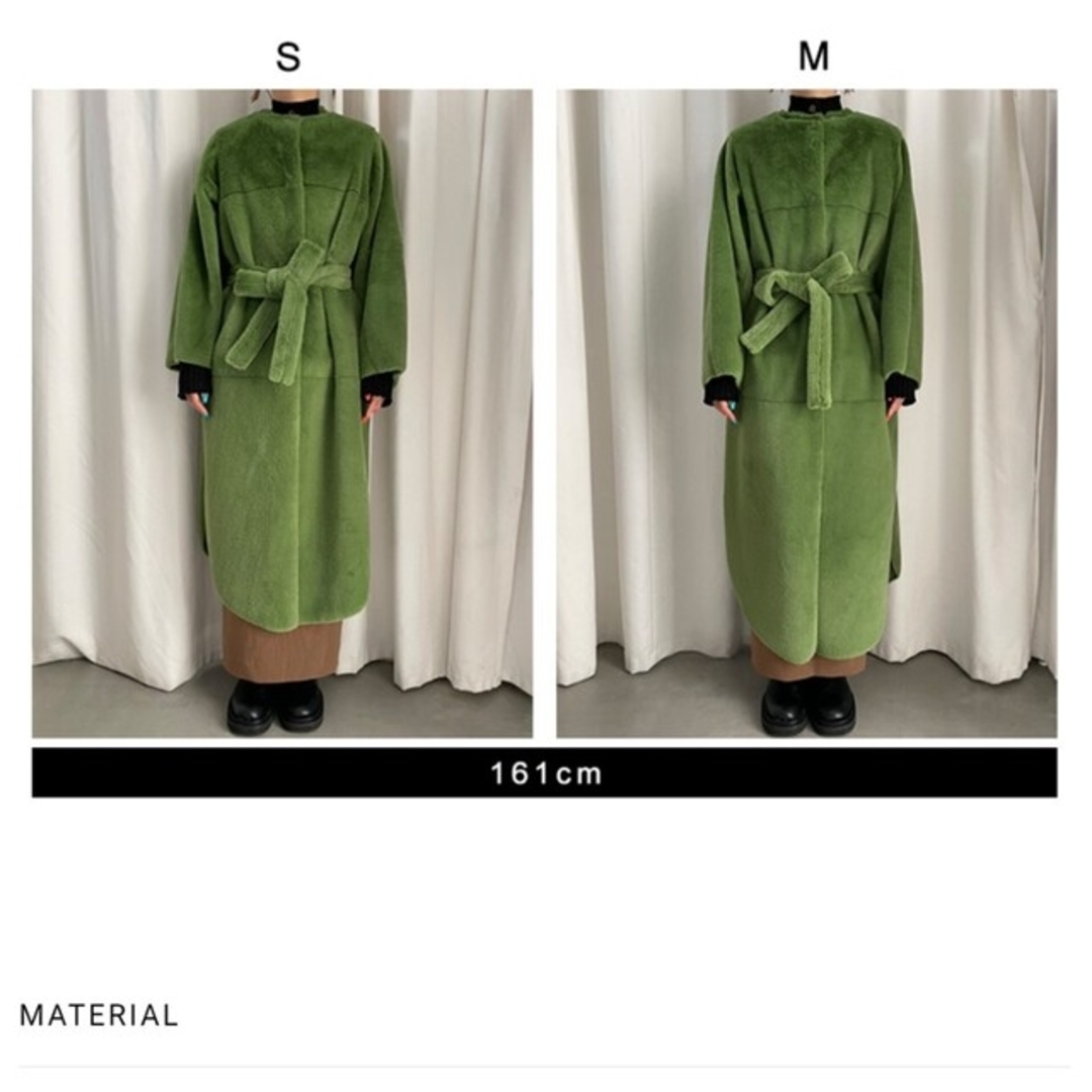 肩幅39cmAmeri  MANY WAY USEFUL BOA COAT