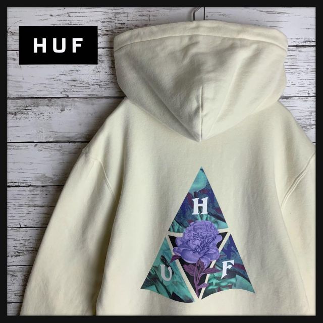 【20周年限定モデル】HUF ハフ　両面ロゴ　プルオーバーパーカー　L 即完売品