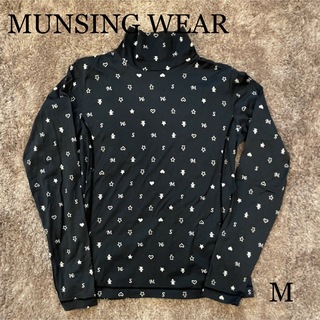 Munsingwear - MUNSING WEAR マンシングウェア M ブラック 黒 ハイネック