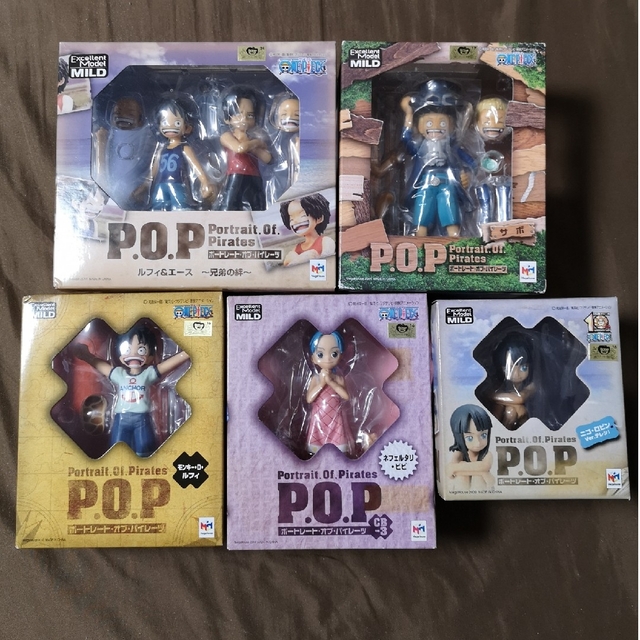 MegaHouse(メガハウス)の新品未開封　POP MILD 5種類セット エンタメ/ホビーのフィギュア(アニメ/ゲーム)の商品写真