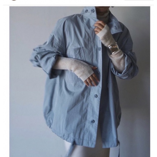 etre tokyo ミリタリーシャツジャケット ブルー | www.jarussi.com.br