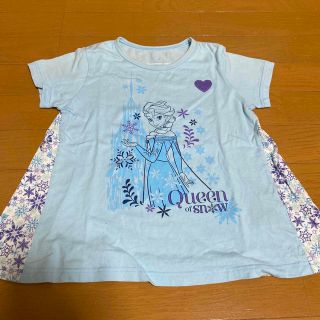 ディズニー(Disney)のエルサ　Tシャツ　130(Tシャツ/カットソー)