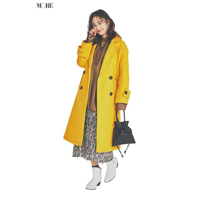 BIRTHDAY BASH(バースデーバッシュ)のbirthdaybash イエローコート yellow coat レディースのジャケット/アウター(ロングコート)の商品写真