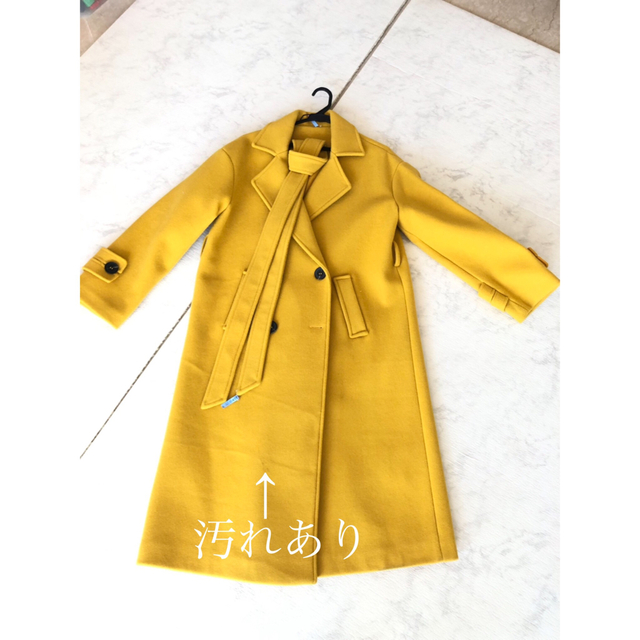 BIRTHDAY BASH(バースデーバッシュ)のbirthdaybash イエローコート yellow coat レディースのジャケット/アウター(ロングコート)の商品写真