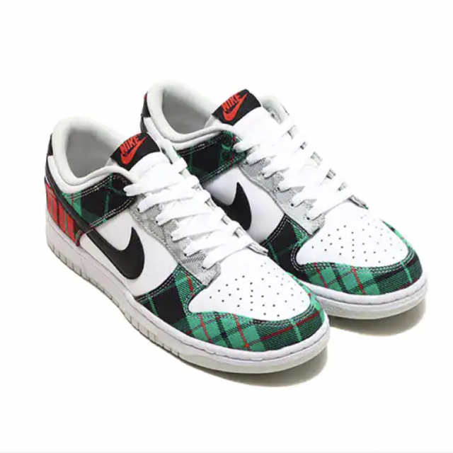 NIKE Dunk Low Retro PRM Plaid 26.5