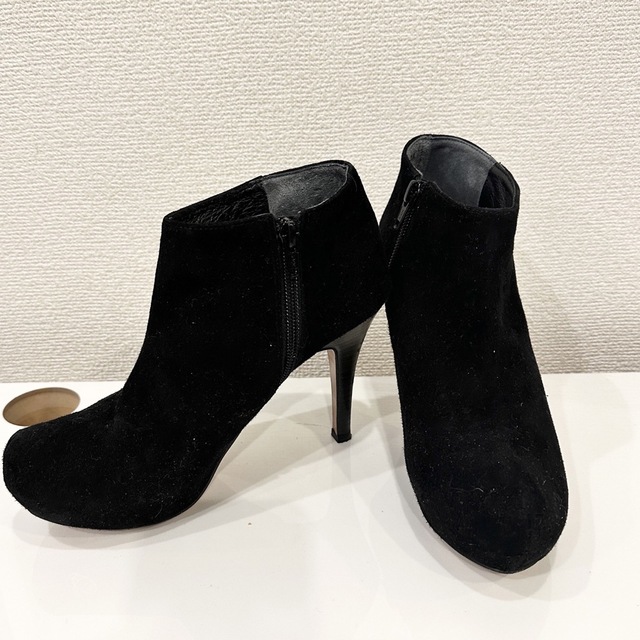 【極美品】ランバンオンブルー ショートブーツ ブーティ ブーティー 本革ブラック | フリマアプリ ラクマ