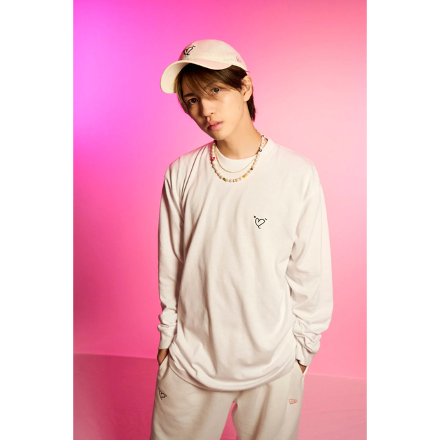 S 岩橋玄樹 X NEW ERA 長袖Tシャツ ニューエラ コラボ L/S