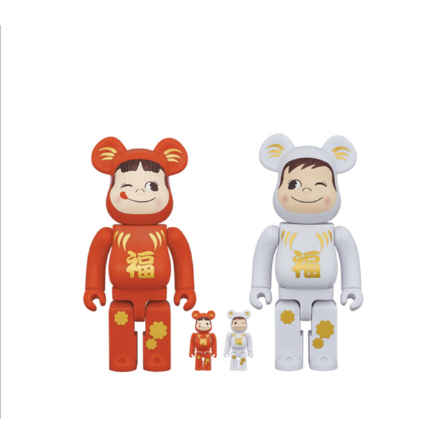 be@rbrick 達磨 ペコちゃん & ポコちゃん 100% & 400%エンタメ/ホビー