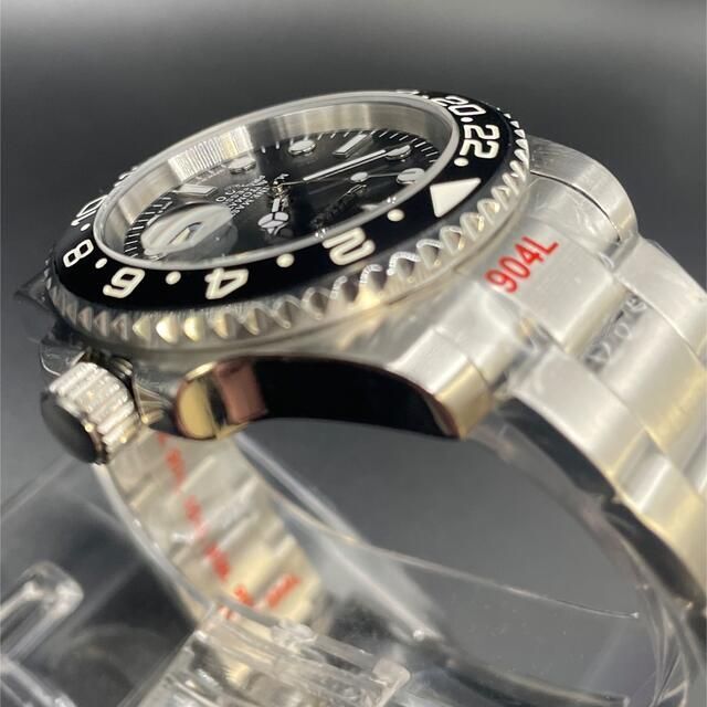 新品SEIKO MOD NH35搭載 セイコー GMTマスターⅡ オイスター メンズの時計(腕時計(アナログ))の商品写真