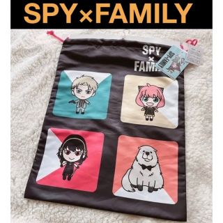 SPY×FAMILY スパイファミリー　大判巾着　巾着(キャラクターグッズ)