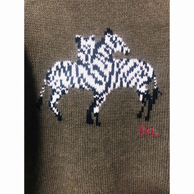 POLO RALPH LAUREN ポロラルフローレン ニット　シマウマ