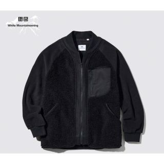 ホワイトマウンテニアリング(WHITE MOUNTAINEERING)のユニクロ　ホワイトマウンテニアリング　フリースオーバーサイズジャケット(ブルゾン)