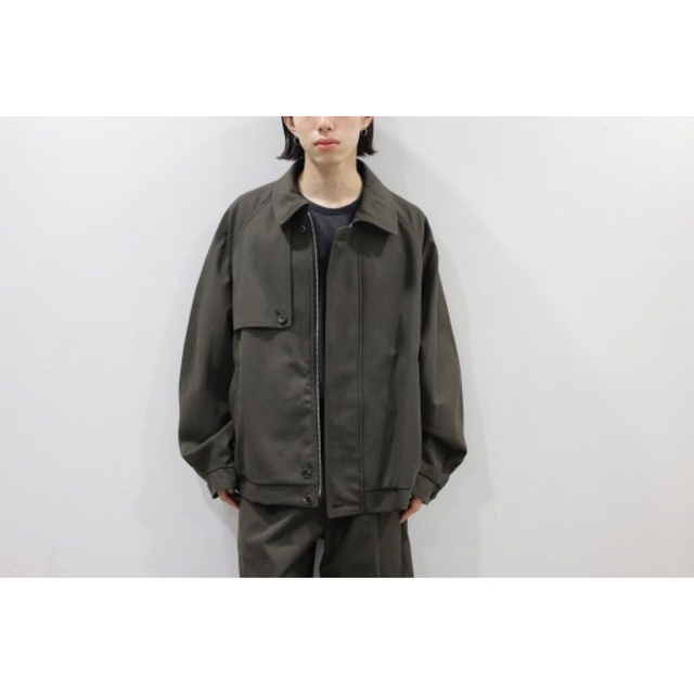 OVERSIZED HARRINGTON ZIP JACKET - ブルゾン